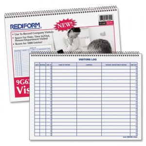 Rediform 9G620 Visitor's Log Book RED9G620