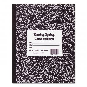 Roaring Spring 77505 Tapebound Composition Notebook ROA77505
