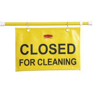 Rubbermaid 9S1500 YEL Closed for Cleaning Safety Hanging Sign RCP9S1500YW