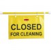 Rubbermaid 9S1500 YEL Closed for Cleaning Safety Hanging Sign RCP9S1500YW