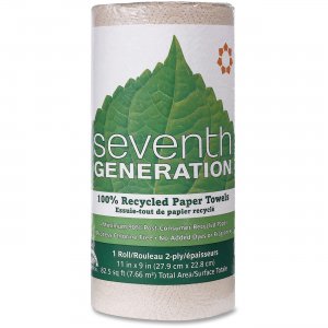 Seventh Generation 13720CT 100% Recycled Paper Towels - Unbleached SEV13720CT