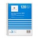 Sparco 83251 Quality Wirebound 3-Subject Notebook SPR83251