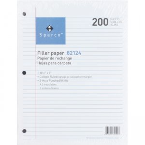 Sparco 82124 Standard White Filler Paper SPR82124
