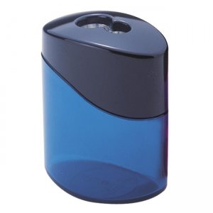 Staedtler 512 300SBK Double-Hole Oval Metal Pencil Sharpener STD512300SBK