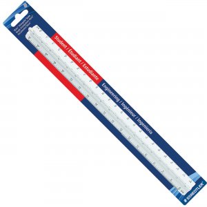 Staedtler 987 19-34BK Engineering Triangular Scale STD9871934BK