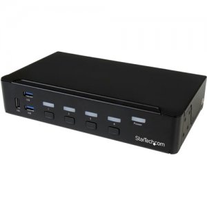 StarTech.com SV431DPU3A2 4-Port DisplayPort KVM Switch - USB 3.0 - 4K
