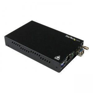 StarTech.com ET91000SM10 Gigabit Ethernet Copper-to-Fiber Media Converter - SM LC - 10 km