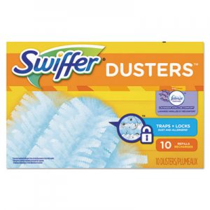 Swiffer PGC21461CT Refill Dusters, DustLock Fiber, Light Blue, Lavender Vanilla Scent,10/Bx,4Bx/Ctn