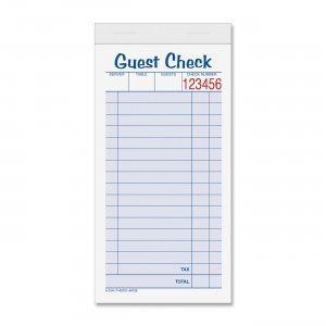 TOPS 45702 Guest Check Book TOP45702