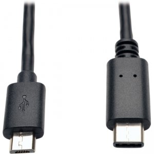 Tripp Lite U040-006-MICRO USB 2.0 Hi-Speed Cable (Micro-B Male to USB Type-C Male), 6