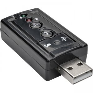 Tripp Lite U237-001 Virtual 7.1-Channel USB External Sound Card