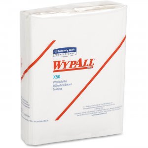 WypAll 35025 X50 Hydroknit 1/4 Fold Wipers KCC35025