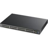 ZyXEL XGS2210-52 48-port GbE L2 Switch with 10GbE Uplink