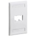 Panduit CFPL2IWY 2 Socket Mini-Com Classic Faceplate