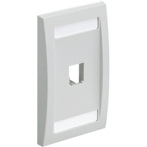 Panduit CFPE1IWY 1-Socket Faceplate