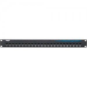 Black Box JPM818A CAT6 Feed-Through Patch Panel - Unshielded, 24-Port