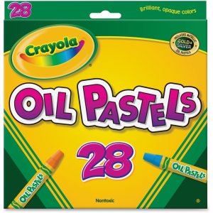 Crayola 524628 Jumbo-sized Oil Pestels CYO524628