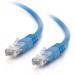 C2G 15163 50 ft Cat5e Molded Solid UTP Unshielded Network Patch Cable - Blue