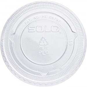 Solo PL4N PET Plastic Souffle Portion Cup Lids SCCPL4N