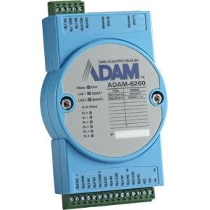 B+B ADAM-6260 Intelligent Ethernet I/O Module with Customizable Functionality