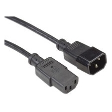 Black Box EPXR25 Extension Power Cord, IEC C13 to IEC C14, 2-ft. (0.6-m)