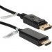 QVS DPHD-06 6ft DisplayPort to HDMI Digital A/V Cable