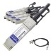 AddOn QSFP284SFP28PDAC3MAO Industry Standard QSFP28/SFP28 Network Cable