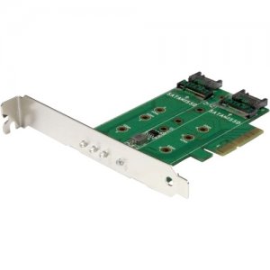 StarTech.com PEXM2SAT32N1 3-port M.2 NGFF SSD Adapter Card