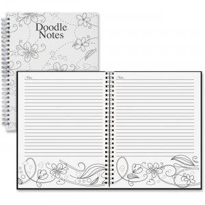 House of Doolittle 78190 Doodle Notes Spiral Notebook HOD78190