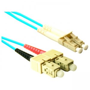 ENET SCLC-OM4-10M-ENC Fiber Optic Duplex Patch Network Cable