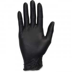 Safety Zone GNEP-XL-K Powder Free Black Nitrile Gloves SZNGNEPXLK