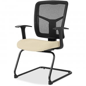 Lorell 86202007 Adjustable Arms Mesh Guest Chair LLR86202007