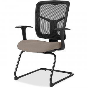 Lorell 86202008 Adjustable Arms Mesh Guest Chair LLR86202008