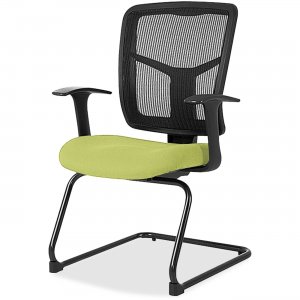 Lorell 86202009 Adjustable Arms Mesh Guest Chair LLR86202009