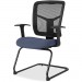 Lorell 86202010 Adjustable Arms Mesh Guest Chair LLR86202010