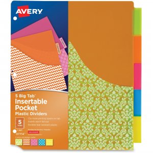 Avery 07714 Big Tab Pocket Divider AVE07714