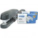 Rapesco 1281 Front Loading Long Arm Stapler with Staples Set RPC1281