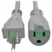 Tripp Lite P022-015-GY-HG Power Extension Cord