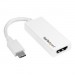 StarTech.com CDP2HD4K60W USB-C to HDMI Adapter - White - 4K 60Hz