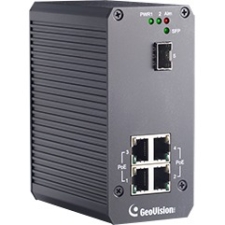 GeoVision GV-POE0410-E 4-port Gigabit 802.3at PoE Switch