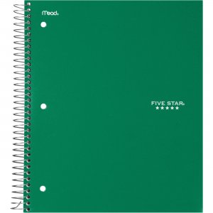 Five Star 72067 Wirebound College Ruled Notebook - 3 Subject (06210) MEA72067