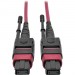 Tripp Lite N845-03M-12-MG MTP/MPO Multimode Patch Cable, Magenta, 3 m