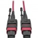 Tripp Lite N845-15M-12-MG MTP/MPO Multimode Patch Cable, Magenta, 15 m