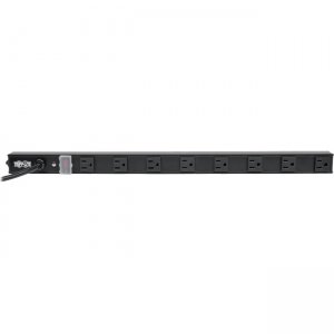 Tripp Lite PS2408B 8-Outlet Vertical Power Strip, 120V, 15A, 15-ft. Cord, 5-15P, 24 in