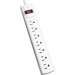 V7 SA0712W-9N6 7-Outlet Surge Protector, 12 ft cord, 1050 Joules - White
