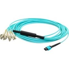 AddOn ADD-MPO-4LC4M5OM4 Fiber Optic Duplex Patch Network Cable