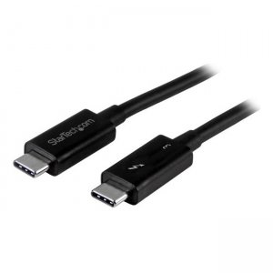 StarTech.com TBLT3MM2MA 2m Thunderbolt 3 USB C Cable (40Gbps) - Thunderbolt and USB Compatible