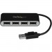 StarTech.com ST4200MINI2 4-Port Portable USB 2.0 Hub with Built-in Cable