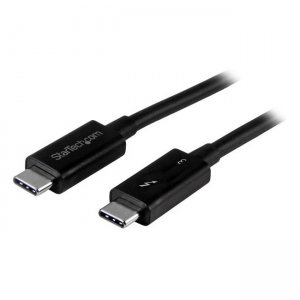 StarTech.com TBLT3MM1MA 1m Thunderbolt 3 USB C Cable (40Gbps) - Thunderbolt and USB Compatible