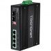 TRENDnet TI-PG62B 6-Port Industrial Gigabit PoE+ DIN-Rail Switch 12 - 56 V